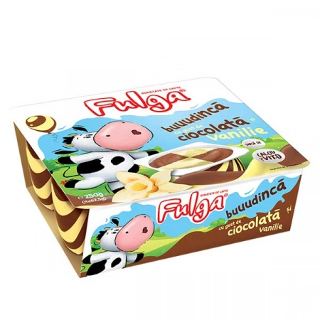 Fulga budinca cu ciocolata 4x62.5g