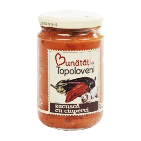 Bunatati de Topoloveni zacusca cu ciuperci 300g