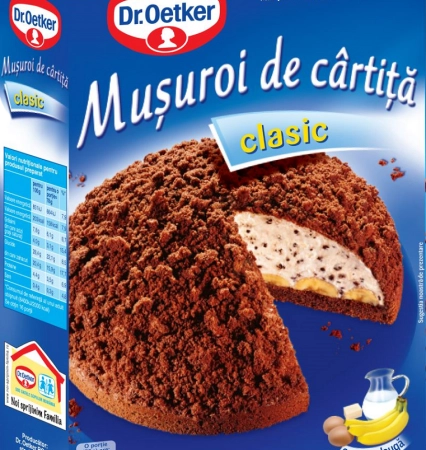 Dr Oetker prajitura musuroi de cartita clasic  350g