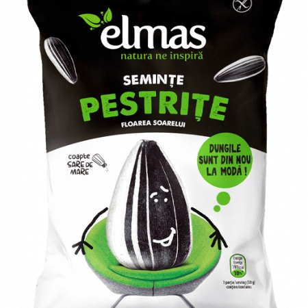 Elmas seminte pestrite de floarea soarelui coapte si sarate 200g