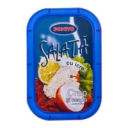 Bonito salata cu icre crap si ceapa 310g