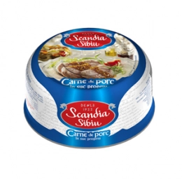 Scandia carne de porc in suc propriu 300g