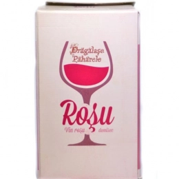 Dragalase Pahare vin rosu demisec 5L