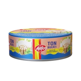 Atifco ton bucati in ulei de floarea soarelui 160g
