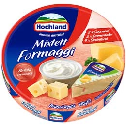 Hochland branza topita mixtett formaggi triunghiuri 140g