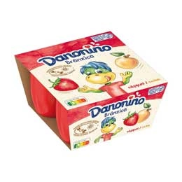 Danonino branzica capsuni/caise 50g