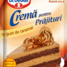 Dr Oetker crema pentru prajituri cu gust de caramel 55g