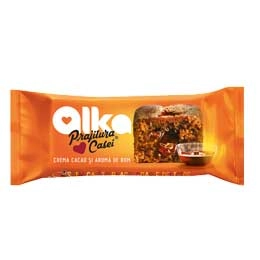 Alka prajitura casei cu crema cacao si aroma rom 35g