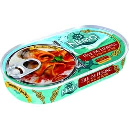 Nemo file hering in sos tomat 170g
