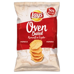 Lays Oven Baked rumeniti in cuptor paprika 125g