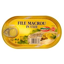 Merve file macrou in ulei 170g