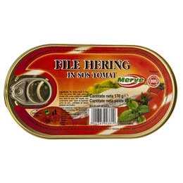 Merve file hering in sos tomat 170g