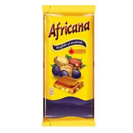 Africana ciocolata cu stafide si arahide 80g