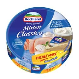 Hochland branza topita mixtett classico triunghiuri 280g