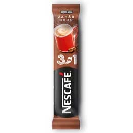Nescafe 3 in 1 zahar brun 16.5g x 24buc