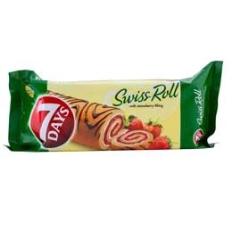 7 Days rulada cu crema de capsuni 200g