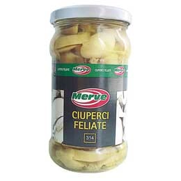 Merve ciuperci feliate la borcan 314ml