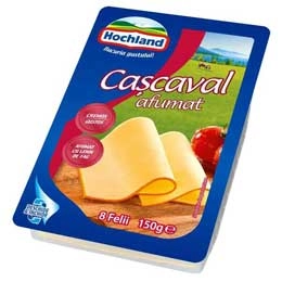Hochland cascaval afumat felii 150g