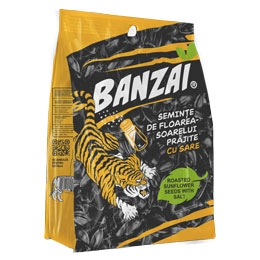 Seminte de floarea soarelui cu sare "Banzai" 130g