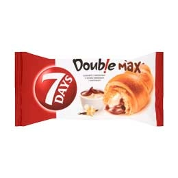7 Days croissant dublu cacao si vanilie 80g