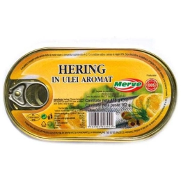 Merve hering in ulei aromat 170g