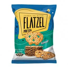 Flatzel covrigi subtiri cu susan alb si negu 85g