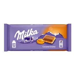 Milka ciocolata cu caramel 100g