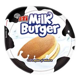 Eti milkburger cu miere si crema de lapte 35g