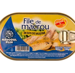 Navodul plin file de macrou sos  de mustar 180g