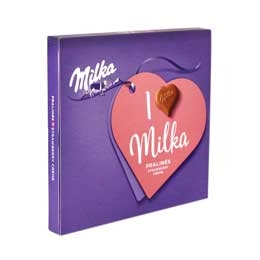 Milka praline cu capsuni 110g