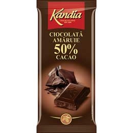 Kandia ciocolata amaruie 50% cacao 80g