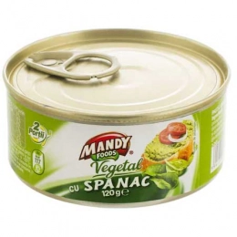 Mandy pate vegetal cu spanac 120g