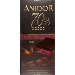 Anidor ciocolata amaruie cu 70% cacao 85g