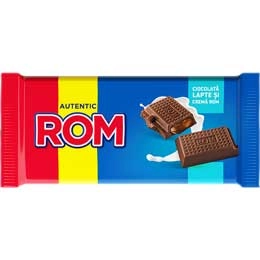 Rom ciocolata cu lapte si crema de rom 88g