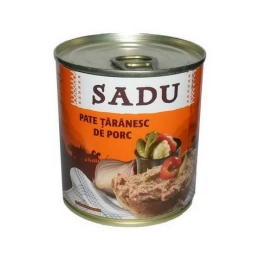 Sadu pate de porc mai bogat in ficat (35% ficat) 170g