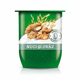 Activia cereale intregi.  nuci si ovaz 125g