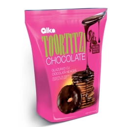 Toortitzi glazurati cu ciocolata neagra 80g