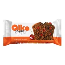 Alka prajitura casei cu cacao si gem de visine 350g