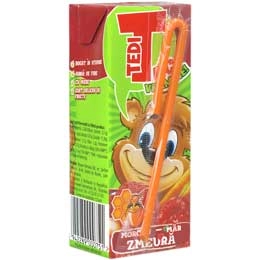 Tedi suc cu morcov, zmeura si mar 200ml