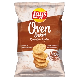 Lays Oven Baked rumeniti in cuptor ciuperci 125g