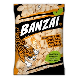 Seminte de bostan prajite "Banzai" 80g