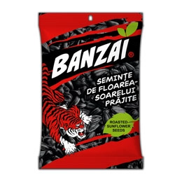 Seminte de floarea soarelui prajite "Banzai" 100g