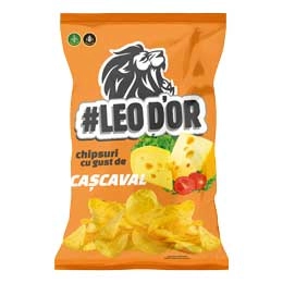 Chipsuri Leod'or cu gust de cascaval 130g