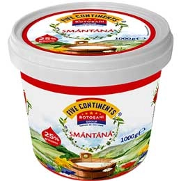 Five Continents smantana 25% grasime 1000g
