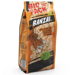 Seminte de bostan prajite "Banzai" 110g