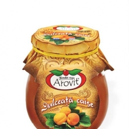Arovit dulceata de caise 340g