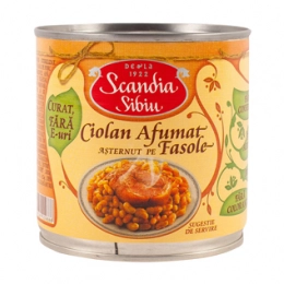 Scandia ciolan afumat pe fasole 400g