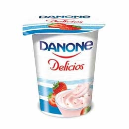Danone Delicios capsuni 400g