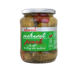 Raureni castraveti picanti in otet 680g