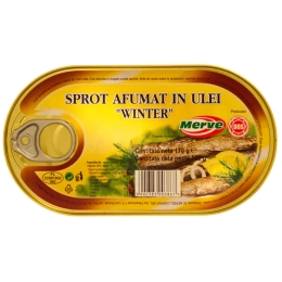 Merve sprot afumat in ulei 170g